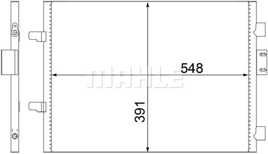 Condenser Air Conditioning 8FC351300-651 by BEHR