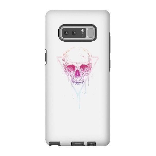 Balazs Solti Colourful Skull Phone Case for iPhone and Android - Samsung Note 8 - Tough Case - Matte