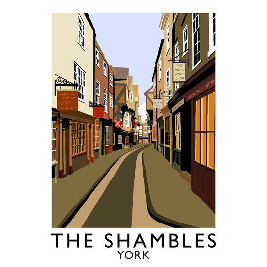 The Shambles 2 by Richard O'Neil - Graphic Art Print on Paper
