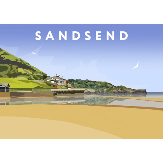 Sandsend 5 by Richard O'Neil - Graphic Art Print on Paper