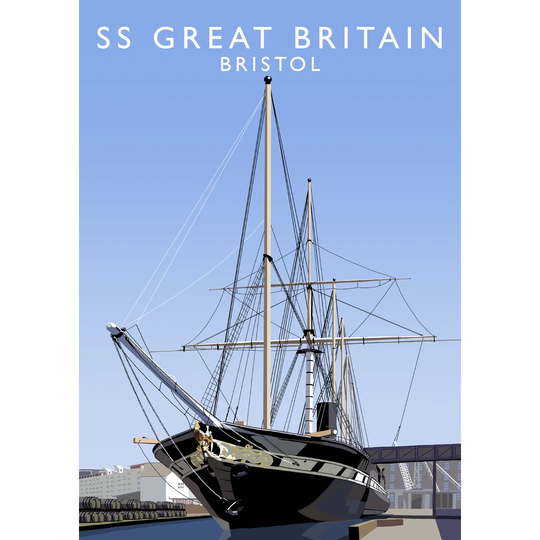 SS Great Britain by Richard O'Neil - Graphic Art Print on Paper