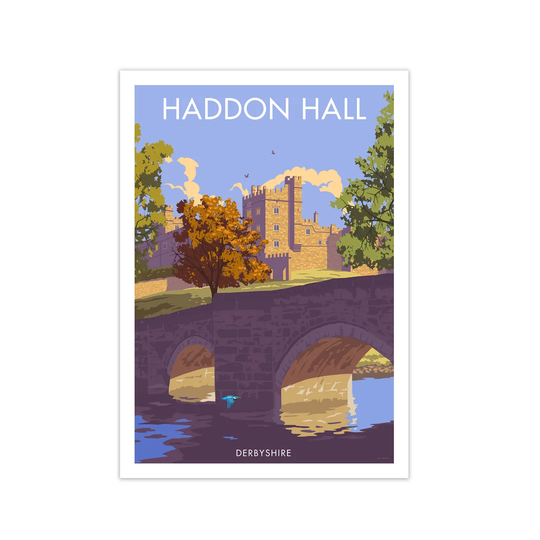 'Derbyshire Haddon Hall' Graphic Art