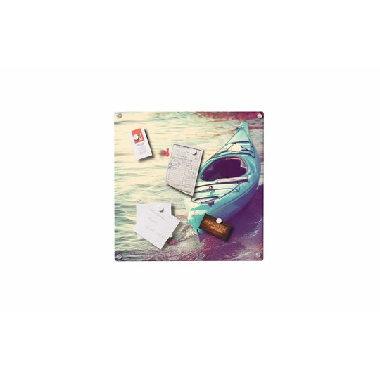 Canoe Magnetic Wall Mounted Photo Memo Board