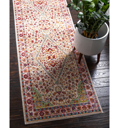 Glasser Red/Ivory/Green Rug