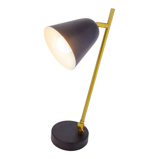 Black Arched Table Lamp Set