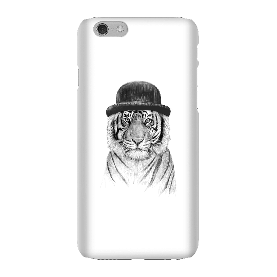 Balazs Solti Tiger In A Hat Phone Case for iPhone and Android - iPhone 6 - Snap Case - Matte