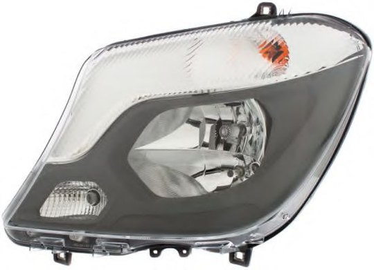 Headlight Halogen 1EJ011030-131 by Hella Left