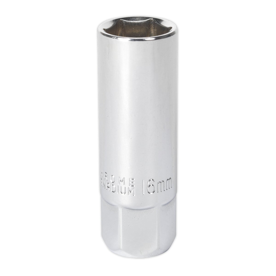 Sealey AK654 | Spark Plug Socket 16mm 3/8"Sq Drive Magnetic