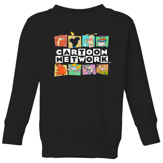 Cartoon Network Logo Characters Kids' Sweatshirt - Black - 3-4 Years - Black