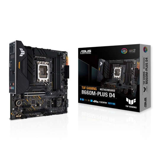 ASUS TUF GAMING B660M-PLUS D4 mATX Motherboard
