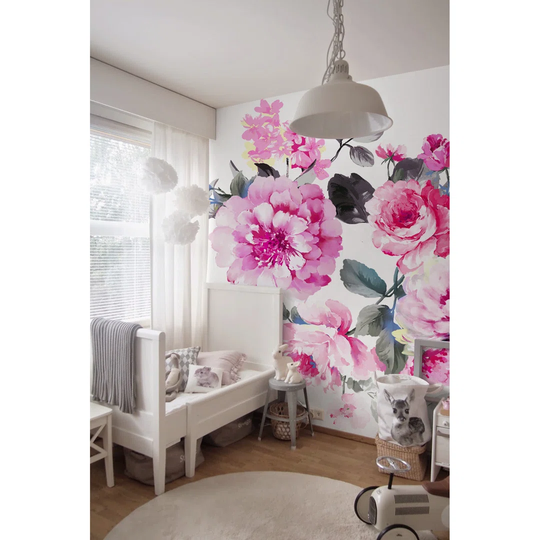 Walllpaper Roll 250X250cm Mural Decoration Kitchen Livingroom Bedroom Wallpaper Material With Print - Flowers Leaves Garden Floral