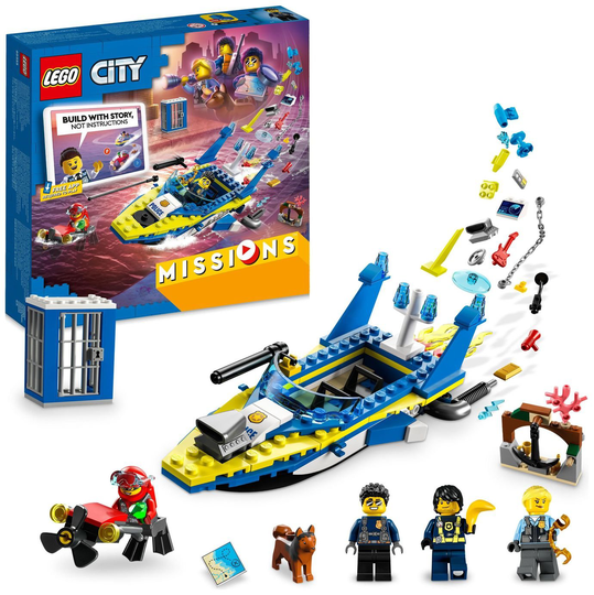 LEGO City Water Police Detective Missions Set with App 60355