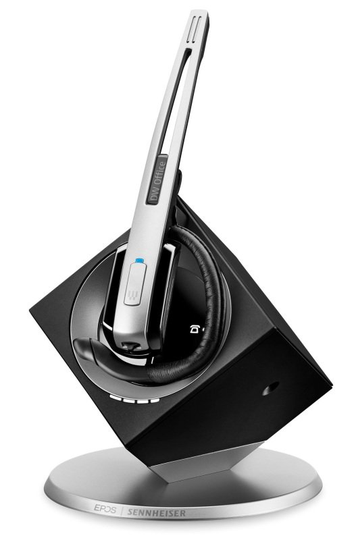 Sennheiser DW 10 Premium DECT Wireless Mono Headset with Magnetic Charging Dock