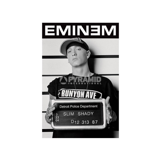 91.5 x 61cm Eminem Mugshot Maxi Poster - New Slim Shady - new slim shady mugshot eminem poster