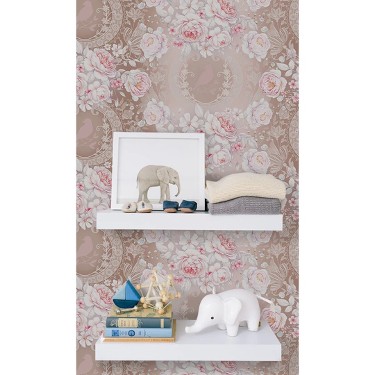 Errol 2.08m x 1.46m Matte Wallpaper Roll