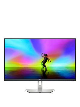 Dell S2721H 27In Full Hd Monitor - Ips, 4Ms, 75Hz Refresh, Amd Freesync, Built-In Speakers - Silver