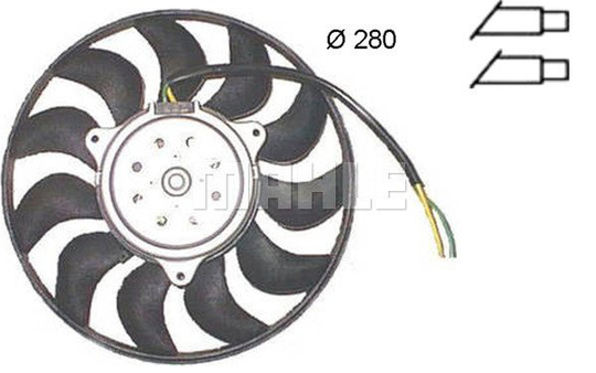 Air Conditioning fan 8EW351150-034 by BEHR