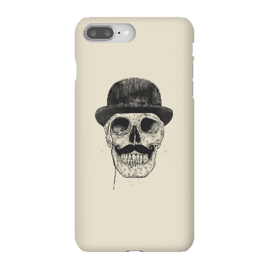 Balazs Solti Monocle Skull Phone Case for iPhone and Android - iPhone 8 Plus - Snap Case - Matte