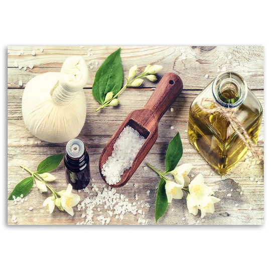 Canvas Print Kitchen Herbs Spices