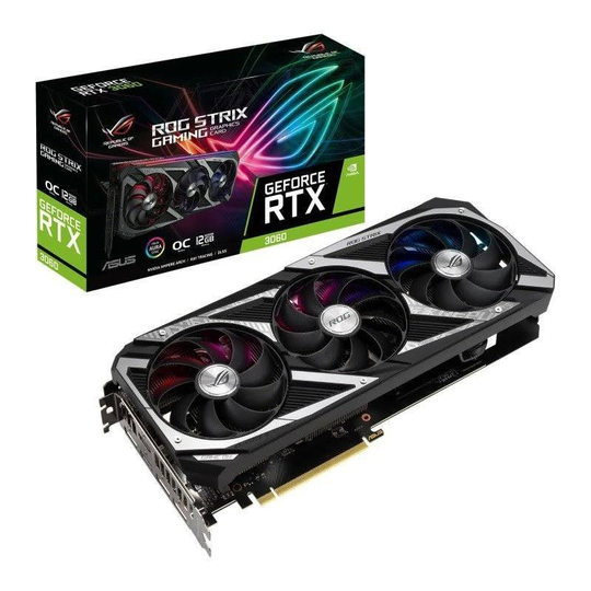ASUS GeForce RTX 3060 12GB ROG STRIX OC V2 Ampere Graphics Card