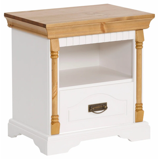 Torzsok 1 Drawer Bedside Table