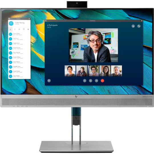HP EliteDisplay E243m 23.8 Full HD LED Black, Silver computer monitor
