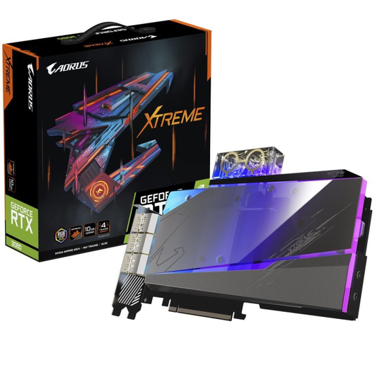 Gigabyte GeForce RTX 3080 10GB AORUS XTREME WATERFORCE WB V2 Graphics Card
