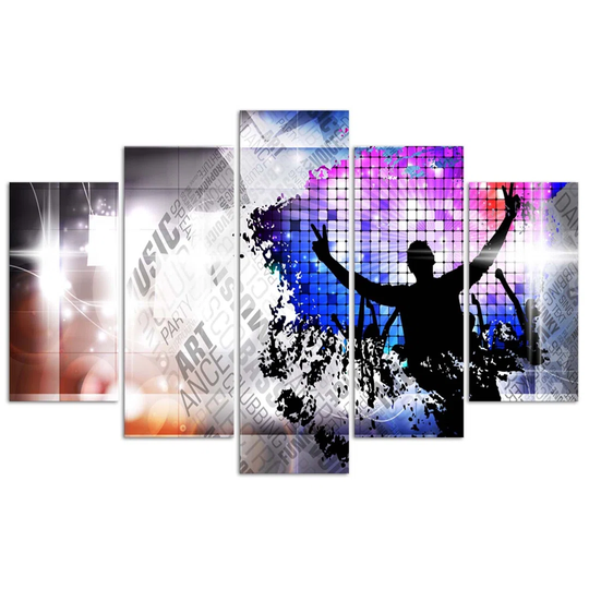 Canvas Print Pop Art Dance