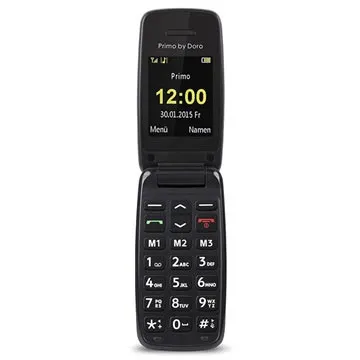 Doro Primo 401 - Bluetooth, FM Radio, 800mAh - Black