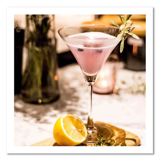 Canvas Print Pink Drink Cocktail