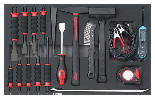 Sonic Chisel & Hammer Set 17-Piece 601706