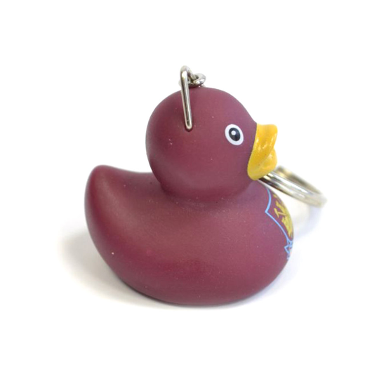 West Ham FC Official Football Classic Crest Mini Duck Keyring
