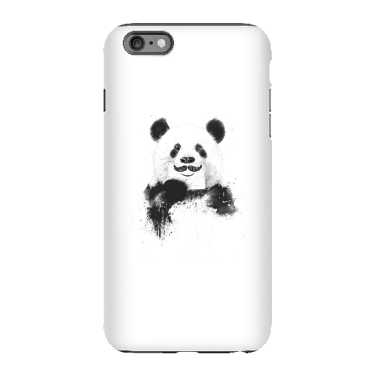 Balazs Solti Moustache And Panda Phone Case for iPhone and Android - iPhone 6 Plus - Tough Case - Matte