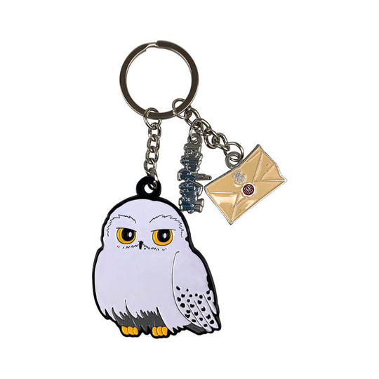 Harry Potter Hedwig Metal Charm Keyring