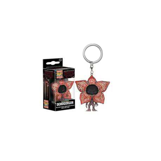 (Demogorgon Keychain) Stranger Things Backpack School bag Unisex Travel Laptop Backpack keychain