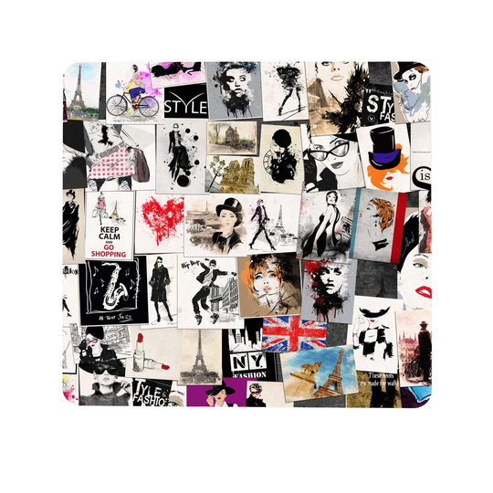 Photo Collage Magnetic Wall Mounted Board