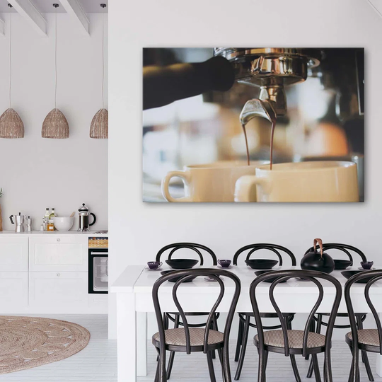 Canvas Print Coffee Maker