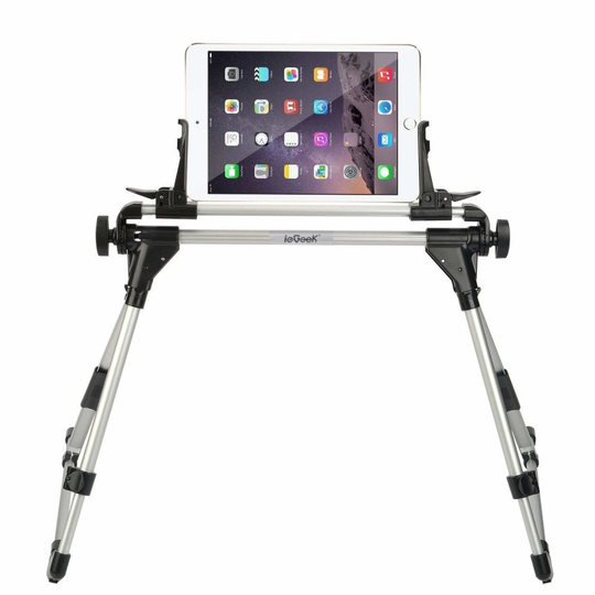 ieGeek Phone Tablet Floor Stand Mount Holder Adjustable Portable Foldable for Lazy Man Lazy beside Bed, Desk, Sofa, Car, Bedroom, Kitchen, Office,...