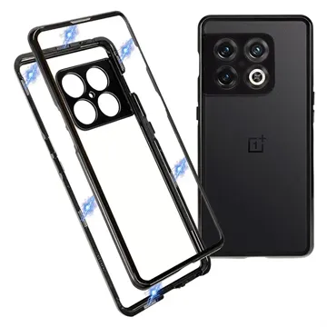 OnePlus 10 Pro Magnetic Case with Tempered Glass (Open-Box Satisfactory) - Black