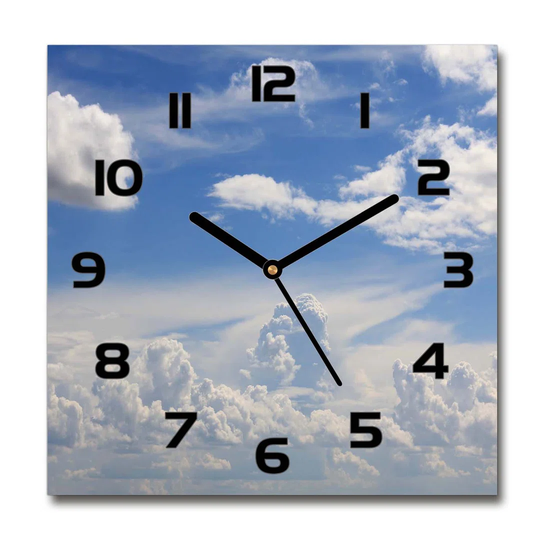 Hideko Clouds in the Sky Silent Wall Clock