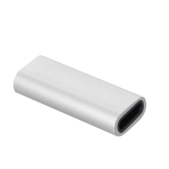 Adapter Lightning Female to Lightning Female Apple Pencil 4Smarts Silver