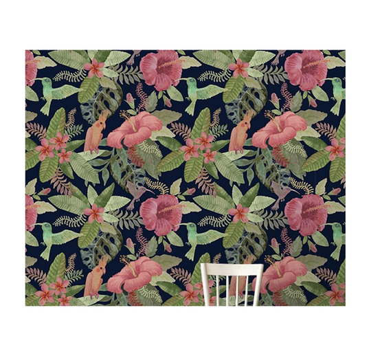Barger Parrot In Jungle Wallpaper