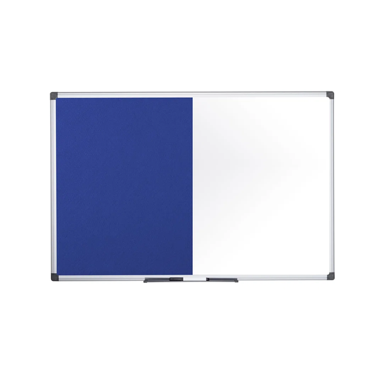 Dual 2-in-1 Combination Free P&P Wall Mounted Magnetic Bulletin Board 60cm H x 90cm W