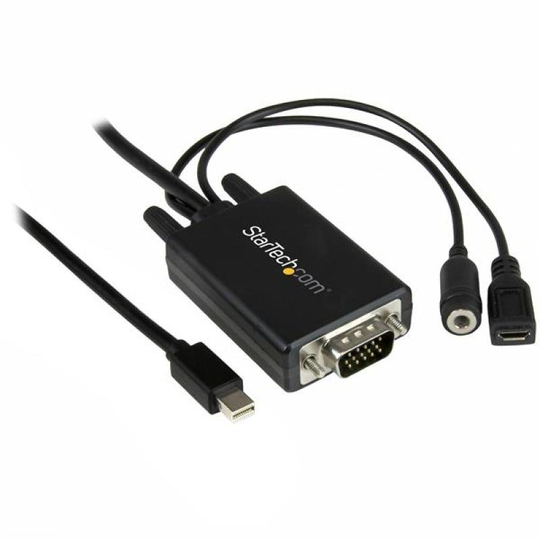 Mini Displayport To Vga Adapter Cable With Audio - 6ft (2m)