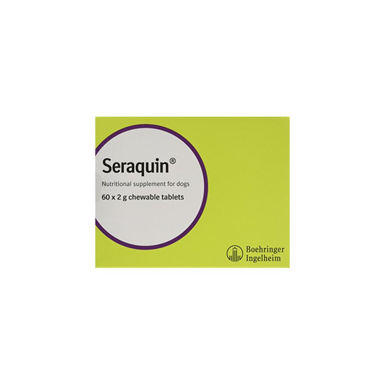 Seraquin Stiff Sore Joint Aid Support Supplement for Dogs - 2g x 360 Tablets
