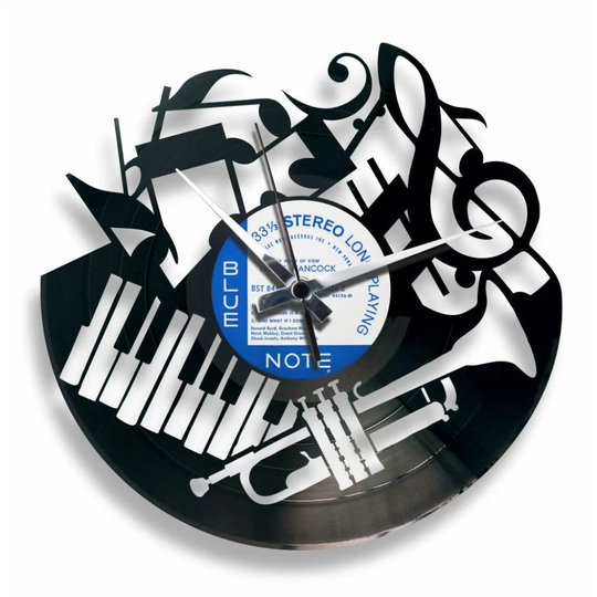 Musical Maestro Vinyl for Marching Bands 30cm Silent Wall Clock