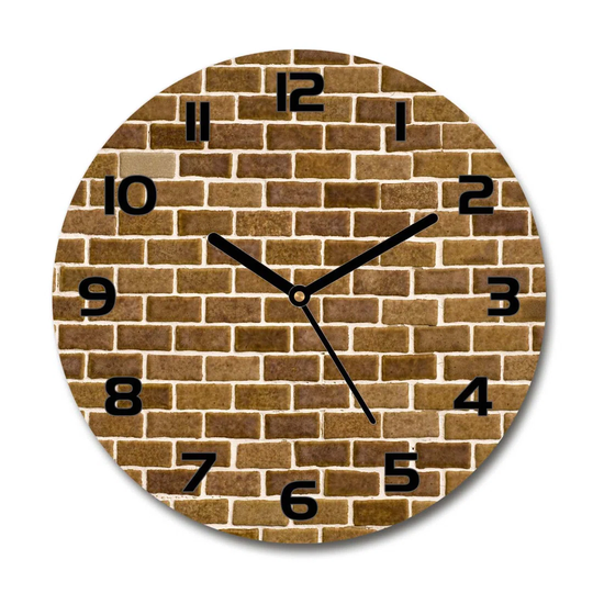 Decoration Picture Art Modern Kitchen Living Room Brick Wall 30cm Silent Wall Clock