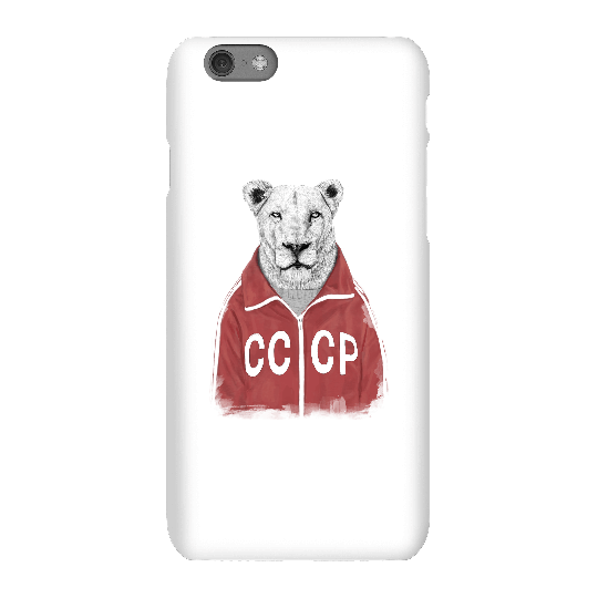 Balazs Solti CCCP Lion Phone Case for iPhone and Android - iPhone 6S - Snap Case - Matte