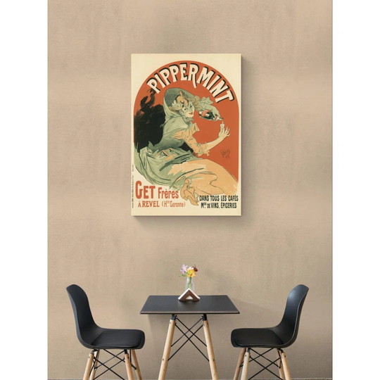 Pippermint Liquor Advertising Poster