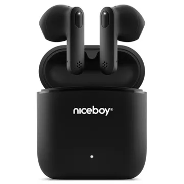 Niceboy Hive Beans True Wireless Headphones - Black